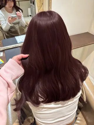 ロング カラー ふうか 心斎橋美容室のヘアスタイル