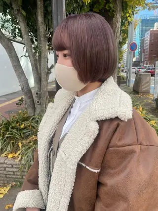 ショート ボブカットモデル/パ ーマ/harunaのヘアスタイル