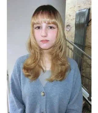 セミロング ハッシュカット/ MAYAのヘアスタイル