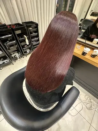 ロング カラー レイヤー/グレージュ メンズパーマのヘアスタイル