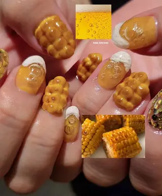 ネイル 3dパーツ/流行り 👧shushu❤️のネイルデザイン