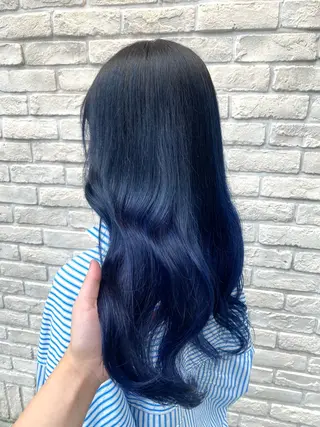 ロング カラー 💙mai🫧 縮毛矯正・ハイライトのヘアスタイル