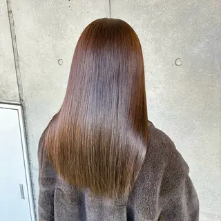 ロング カラー 遠藤姫花 𝒂𝒔𝒉草加𓂃のヘアスタイル