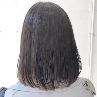 ミディアム カラー 💚 nao💚のヘアスタイル