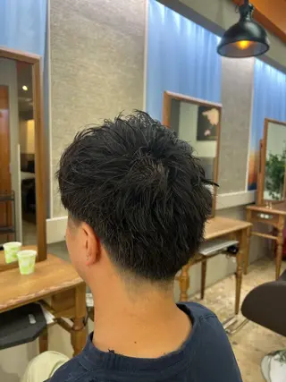 パーマ メンズ Earth 重本隆之介のヘアスタイル