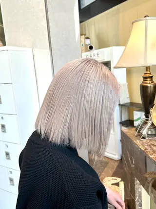 カラー ふくどめ りなのヘアスタイル