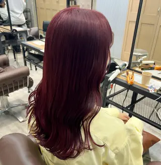 カラー 透明感/血色カラー/ 似合せレイヤー/ゆいのヘアスタイル