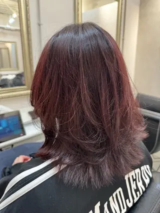 カラー レイヤー/ハイトーン ヒガシサヨのヘアスタイル