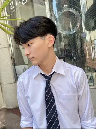 ショート メンズ AMRITA所属・men'sｶｯﾄ ﾊﾟｰﾏ🫧ｼｵﾝのヘアスタイル