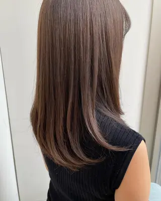 ロング カラー Agnos青山所属・鈴木 里奈のヘアスタイル