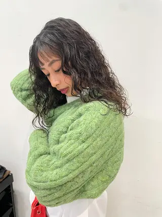 ロング パーマ オトナヘア🌸 harukaのヘアスタイル