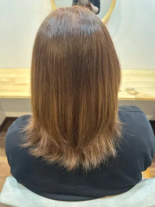 ミディアム 佐々木 あやかのヘアスタイル