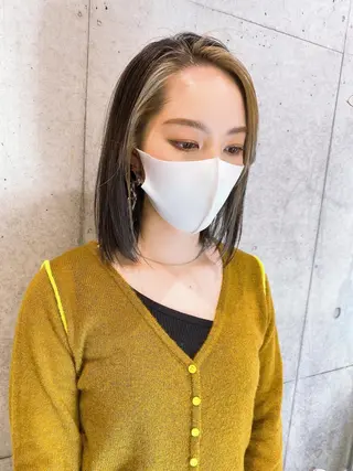 ミディアム カラー kaho🧸 / 大人styleのヘアスタイル