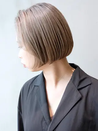 ミディアム カラー パーマ ヘアアレンジ ITbyALBUM 浦和店のヘアスタイル