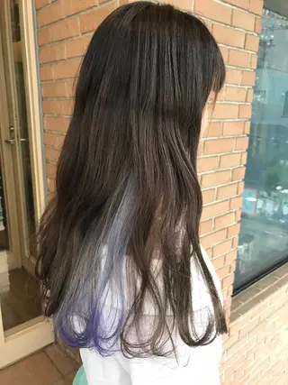 ロング カラー パーマ ヘアアレンジ メンズ キッズ ネイル マツエク・マツパ サロンドミルク 原宿のヘアスタイル