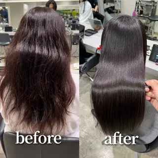 ロング 【ヤバ髪から美髪へ】 縮毛矯正特化アチワのヘアスタイル