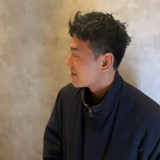 パーマ メンズ Moanin'所属・さが あゆかのヘアスタイル