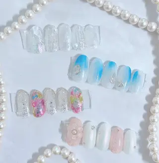 ミディアム BURGUNDY 🌹eriのネイルデザイン