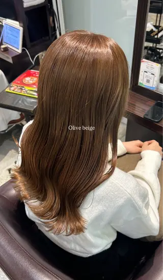 ロング カラー 坂本奈都美 🎀のヘアスタイル