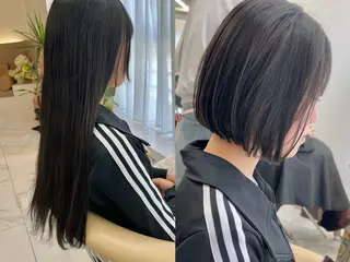 ショート 山田勇真 ボブ/縮毛矯正/金山のヘアスタイル