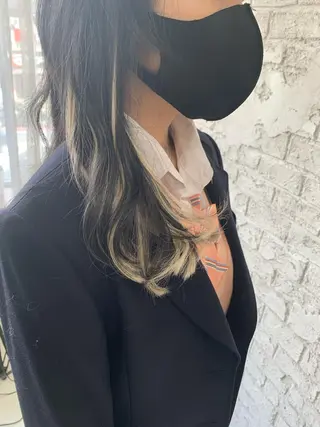 ミディアム ブリーチ特化 ハイトーンRYOYAのヘアスタイル