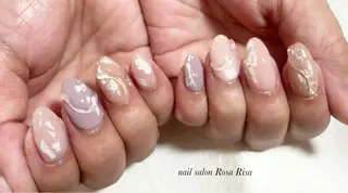 ミディアム ネイル ネイルスタジオ シェイクユアハンズのネイルデザイン