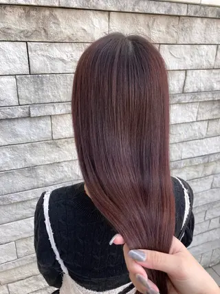 ロング ピンクカラー🎀 米津 美佑のヘアスタイル