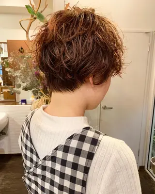 ショート パーマ つむじ所属・大西 祐輔のヘアスタイル