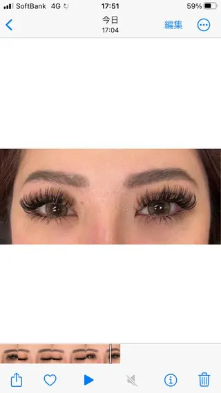 マツエク・マツパ linda lashesのマツエク・マツパデザイン