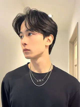 ショート パーマ メンズ ニュアンスパーマ/ 柏/メンズ/ ハルキのヘアスタイル