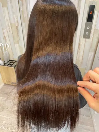 セミロング カラー HIKARU副店長/ ✨️髪質改善のヘアスタイル