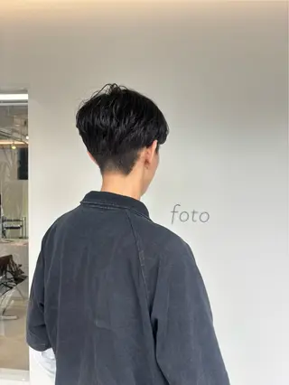 メンズ yoshino /ナチュラル縮毛のヘアスタイル