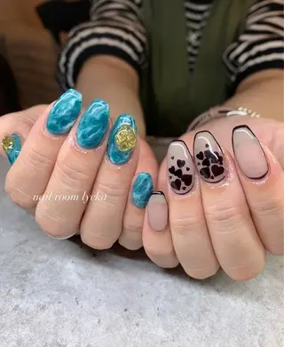 ネイル ﾈｲﾙﾙｰﾑﾘｯｶ 𝐦𝐚𝐲𝐮のネイルデザイン