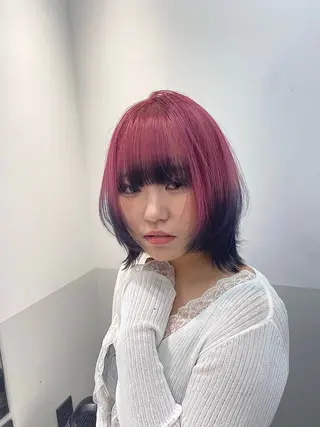 ミディアム カラー ヘアアレンジ メンズ SALOWIN所属・ハイトーン美容師 MASATOのヘアスタイル
