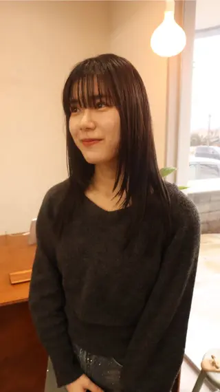 ミディアム レイヤー/ボブ/ 透明感カラー/ニワのヘアスタイル