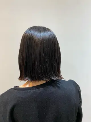 ミディアム パーマ 大人かわいい×艶髪 🤍塩川のヘアスタイル