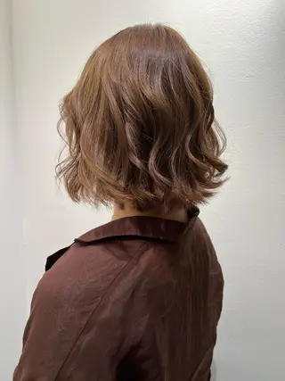 ミディアム カラー ケアブリーチ/ili 村上佳那多のヘアスタイル