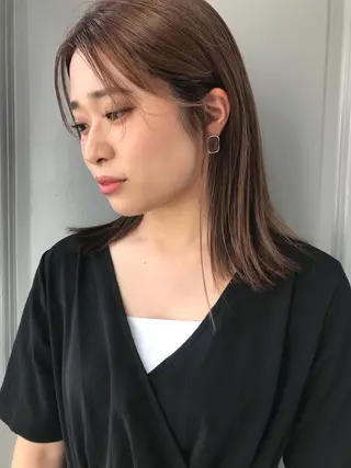 ミディアム カラー suvvy hairsalonのヘアスタイル