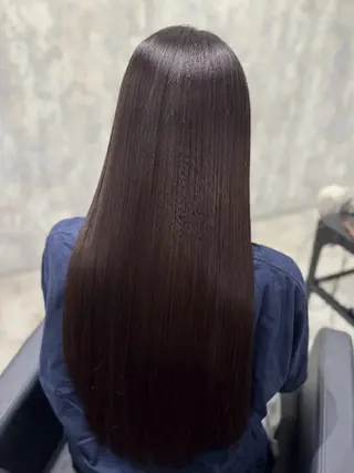 ロング 縮毛矯正・髪質改善 人気No1🩶北島のヘアスタイル