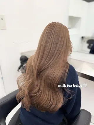 カラー 透ける透明感カラー 🎀anju/渋谷のヘアスタイル