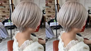 ショート カラー 🫧DECORA 🫧望月涼🫧韓国風のヘアスタイル