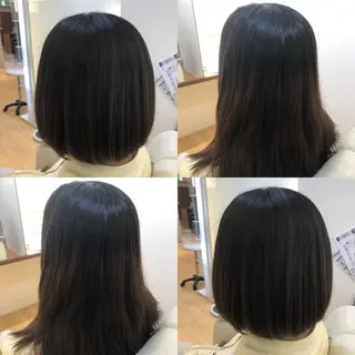 ミディアム 山岡 徹也のヘアスタイル