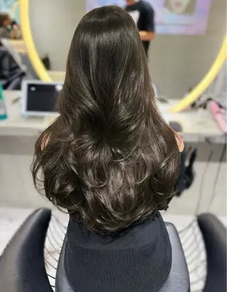 ロング カラー waka/韓国ヘア /lond uluのヘアスタイル