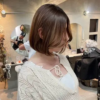 カラー こうら かすみのヘアスタイル