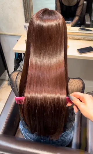 ロング カラー 🩵Lutia新宿 ヒイラギ🩵のヘアスタイル