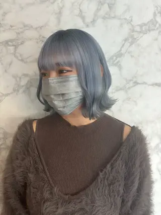 ショート カラー 🍒しの🍒 透明感カラー/カットのヘアスタイル