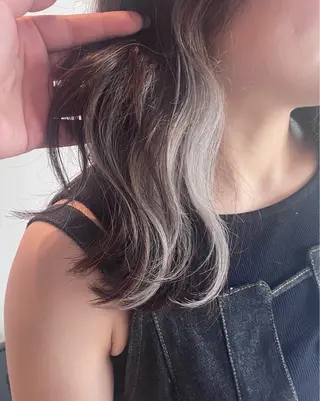 ミディアム カラー share salon OXY 渋谷店所属・髪質改善×ケア ブリーチ/KEIGOのヘアスタイル