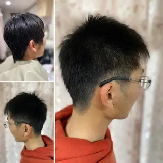 ショート メンズ glosstokyo所属・縮毛矯正技師須藤玲人 髪質改善師ゴトウのヘアスタイル