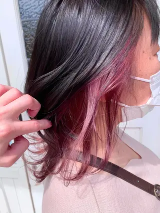 ミディアム カラー 🌈8月末までシャ イン輝きハイトーン✨のヘアスタイル