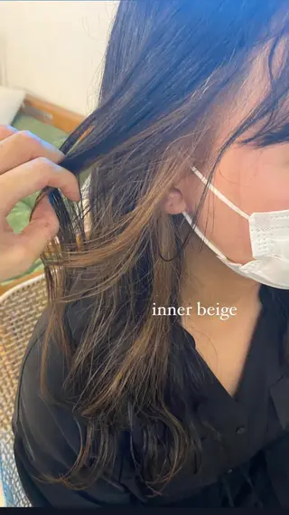 ロング カラー Seaby / 木上 綾菜のヘアスタイル